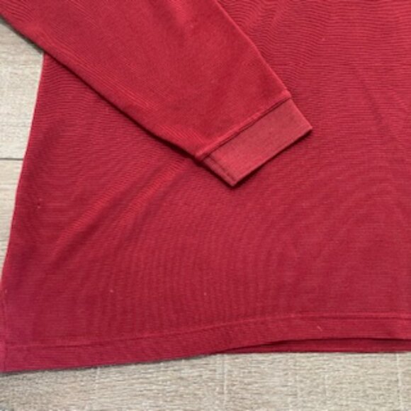 Tommy Bahama Burgundy Sweater Mens Large Long Sleeve Silk Polo - Picture 11 of 13